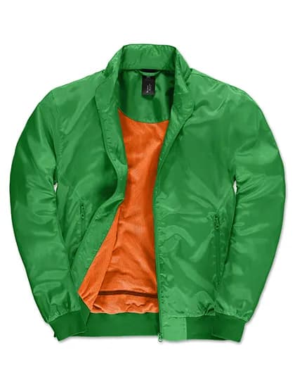 Men´s Jacket Trooper - Real Green/Neon Orange
