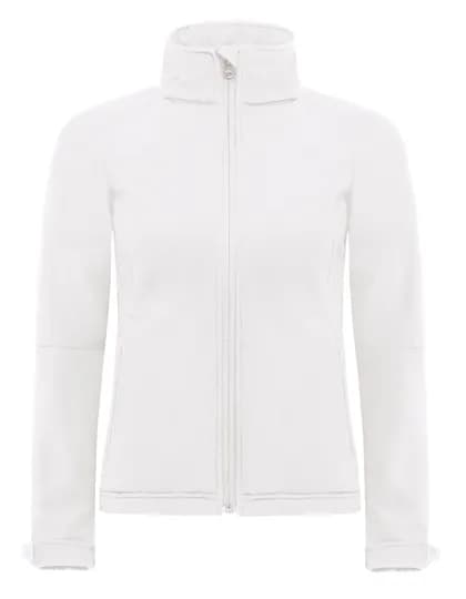 Women´s Hooded Softshell - White
