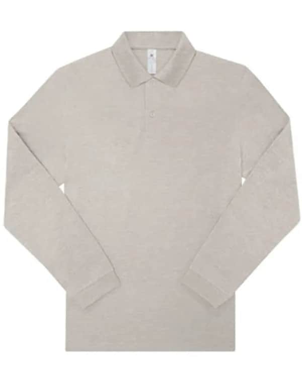 My Polo 210 Long Sleeve - Heather Grey Fog