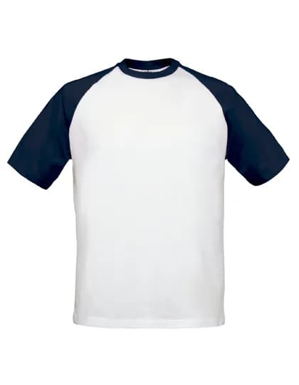 T-Shirt Base-Ball - White/Navy