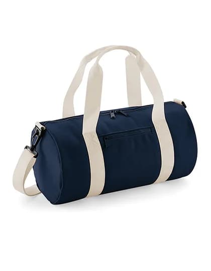 Mini Barrel Bag - French Navy/Off White