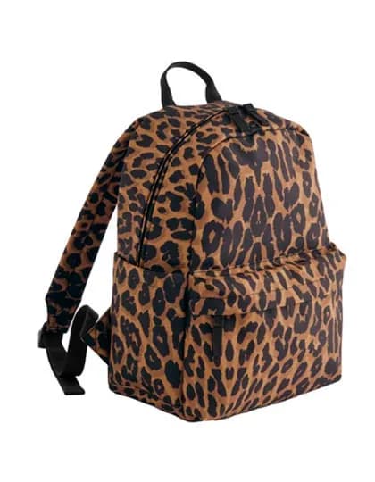 Leopard Print Mini Backpack - Leopard Print