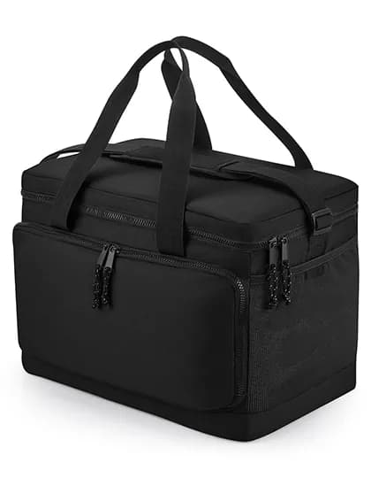 Recycled Large Cooler Shoulder Bag - Black