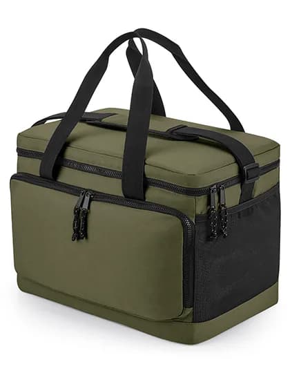 Recycled Large Cooler Shoulder Bag - Military Green