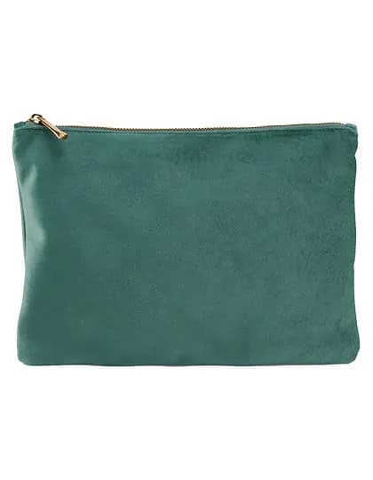 Velvet Accessory Pouch - Jade