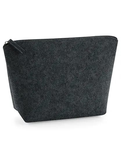Felt Accessory Bag - Charcoal Melange