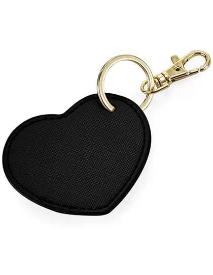 Boutique Heart Key Clip - Black