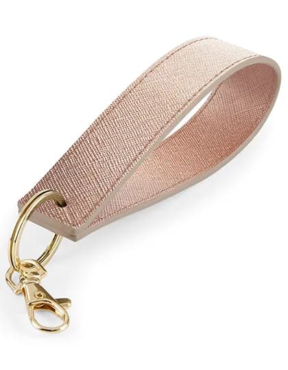 Boutique Wristlet Keyring - Rose Gold
