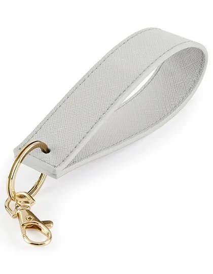 Boutique Wristlet Keyring - Soft Grey