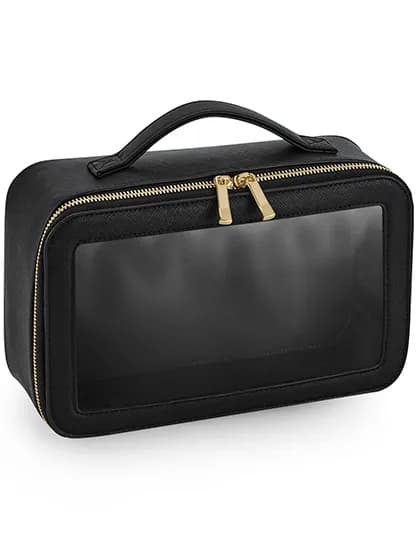 Boutique Clear Window Travel Case - Black