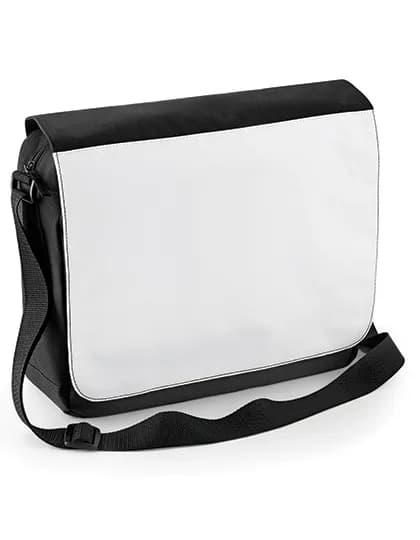 Sublimation Messenger Bag - Black