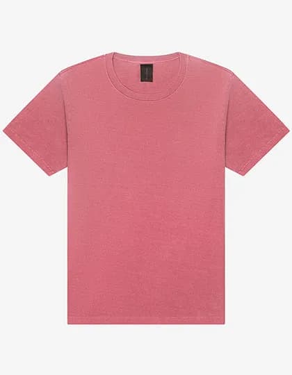 Unisex Heavyweight Washed Tee - Washed Red