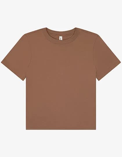 Women´s Heavy Boxy Tee - Vintage Brown