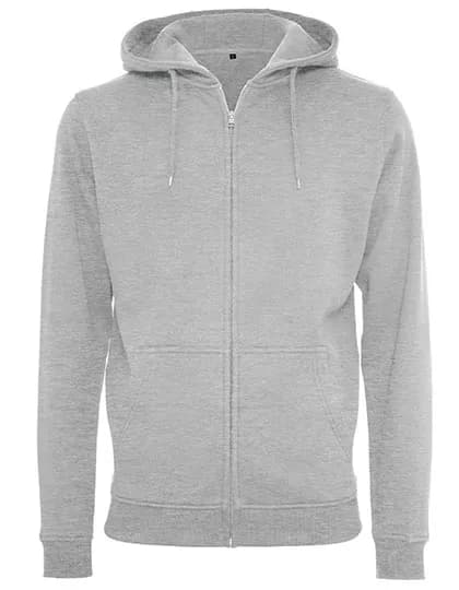 Heavy Zip Hoody - Heather Grey