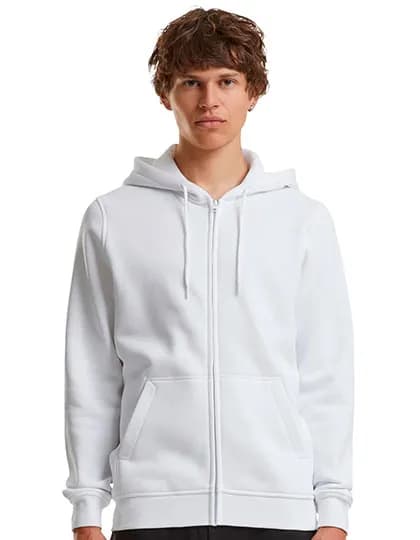 Heavy Zip Hoody - White