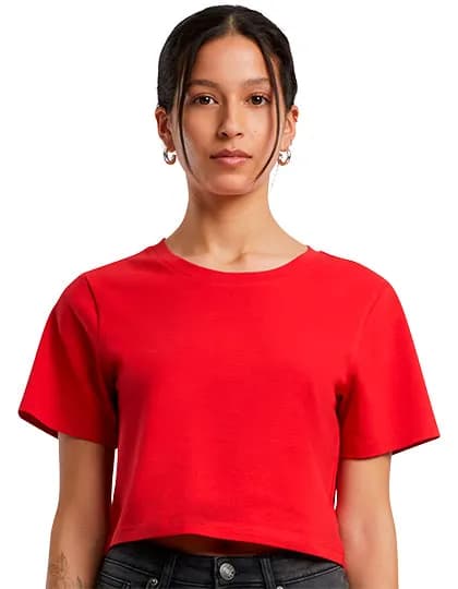 Ladies´ Cropped Tee - City Red