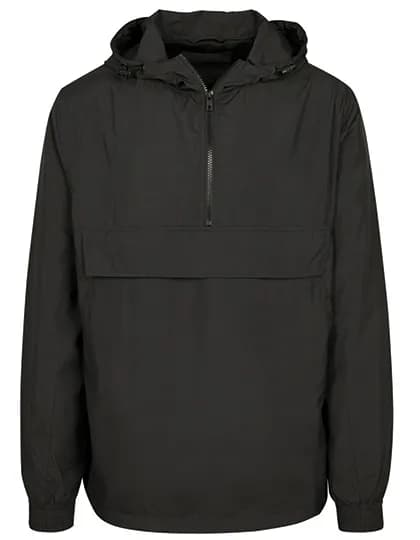 Basic Pull Over Jacket - Black