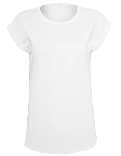 Ladies´ Organic Extended Shoulder Tee - White