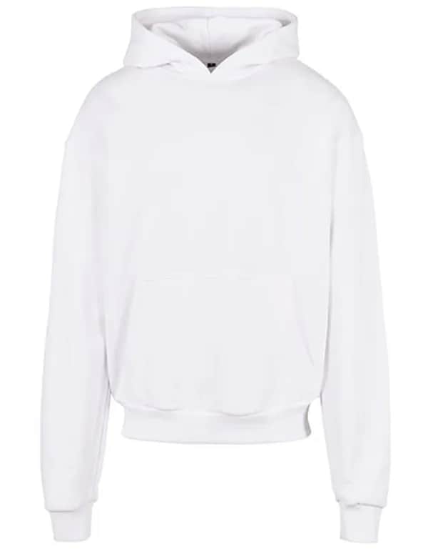Ultra Heavy Cotton Box Hoody - White