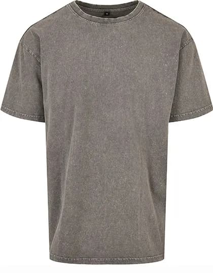 Acid Washed Heavy Oversize Tee - Dark Khaki
