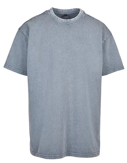 Acid Washed Heavy Oversize Tee - Vintage Blue