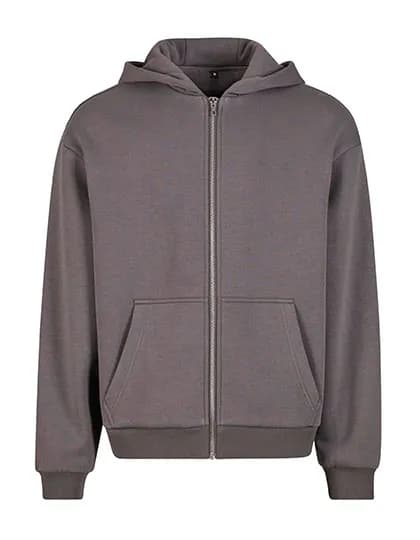 Fluffy Zip Hoody - Magnet