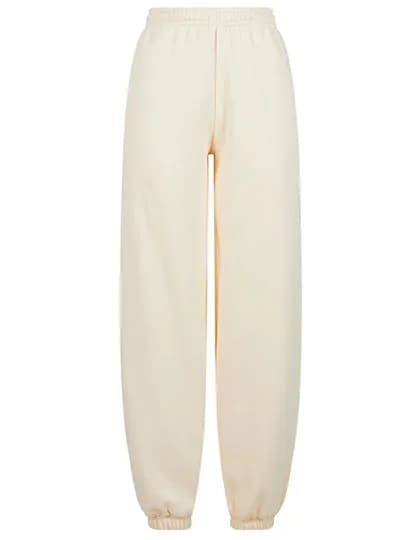 Ladies Fluffy Sweatpants - White Sand