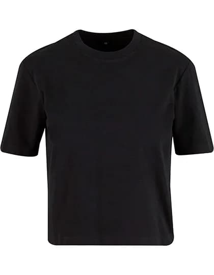 Sorona® Ladies Regular Boxy Tee - Black