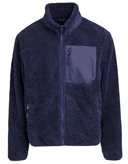 Bonded Sherpa Jacket - Navy
