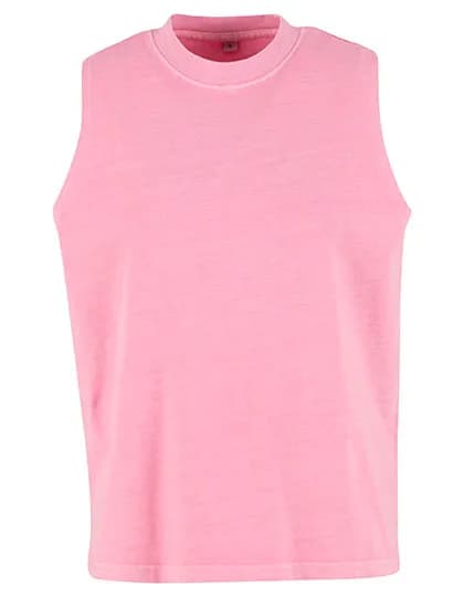 Ladies Vintage Washed Sleeveless Tee - Cool Pink