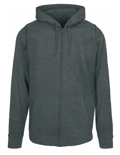Basic Zip Hoody - Charcoal