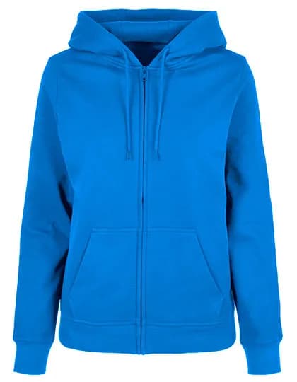 Ladies Basic Zip Hoody - Intense Blue