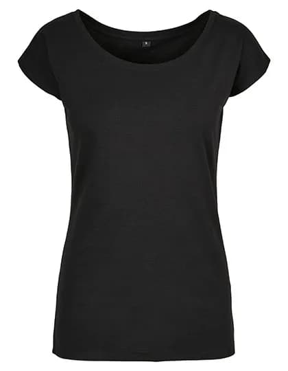 Ladies´ Wide Neck Tee - Black