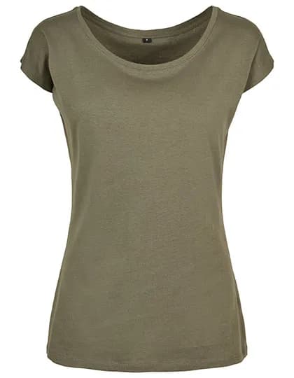 Ladies´ Wide Neck Tee - Olive
