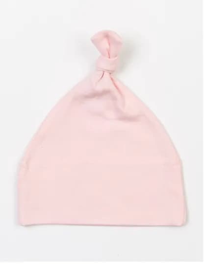 Baby One Knot Hat - Powder Pink