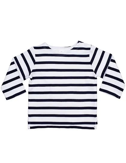 Baby Breton Top - White/Navy