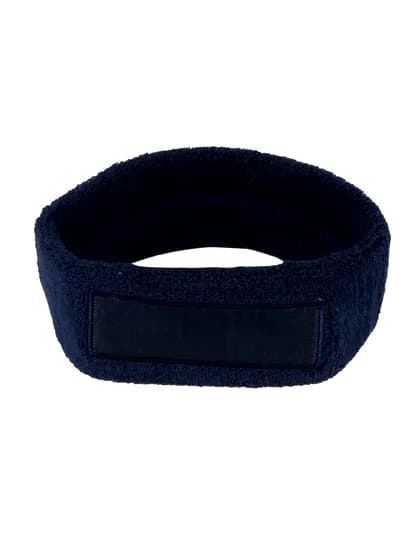Kopfschweißband mit Label - Navy