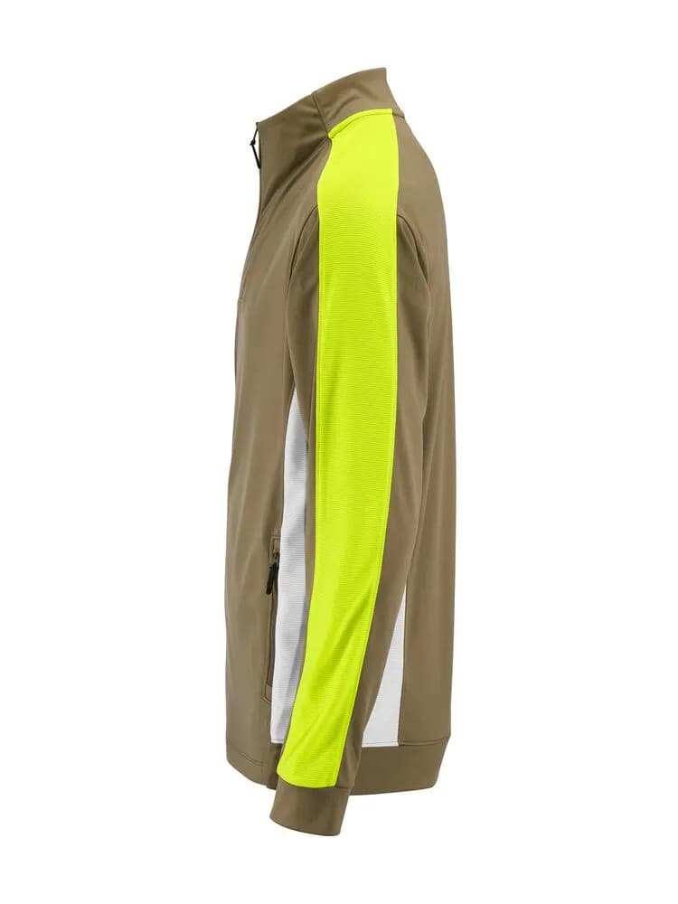 Evolve 2.0 Contrast Full Zip Jacket M - Raw/Contrast Yellow