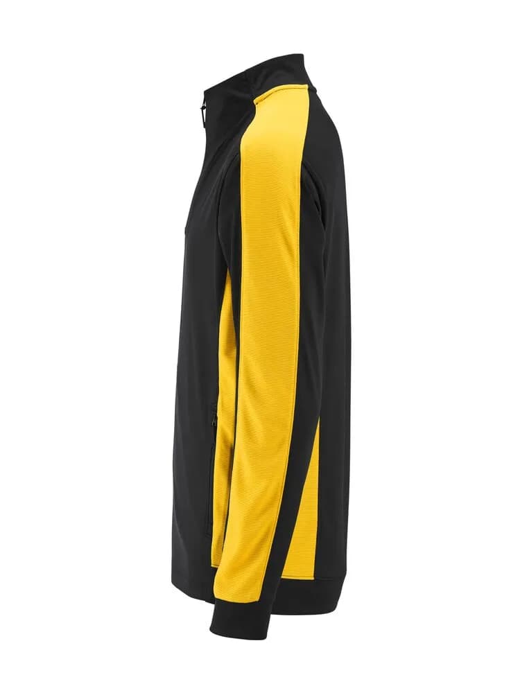 Evolve 2.0 Contrast Full Zip Jacket M - Black/Sweden Yellow