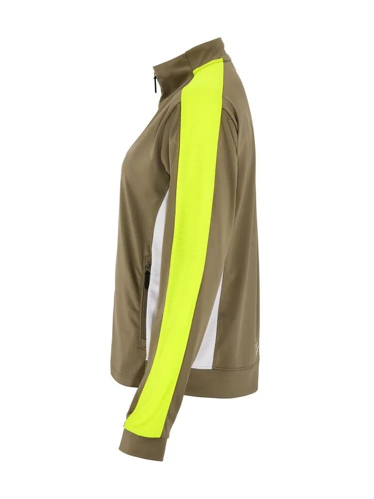 Evolve 2.0 Contrast Full Zip Jacket W - Raw/Contrast Yellow