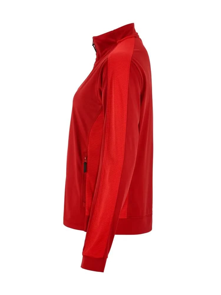Evolve 2.0 Contrast Full Zip Jacket W - Express/Bright Red