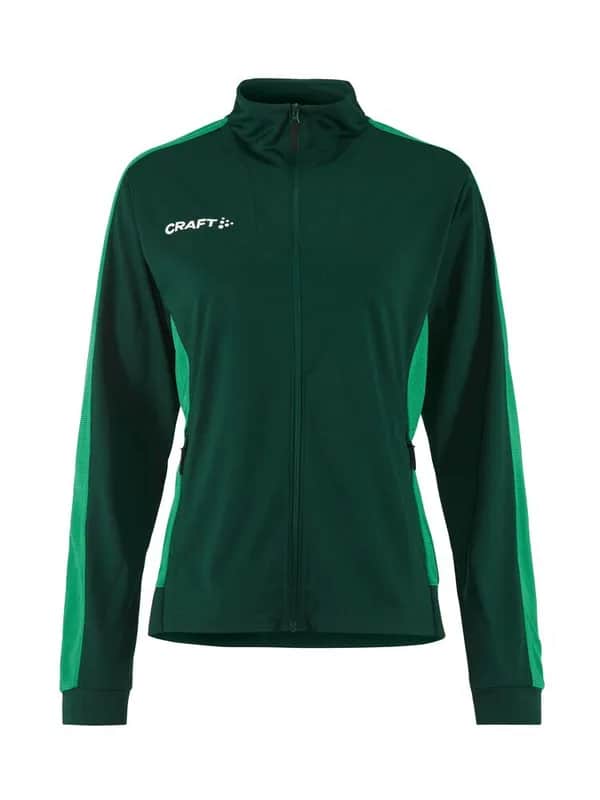 Evolve 2.0 Contrast Full Zip Jacket W - Forest/Team Green