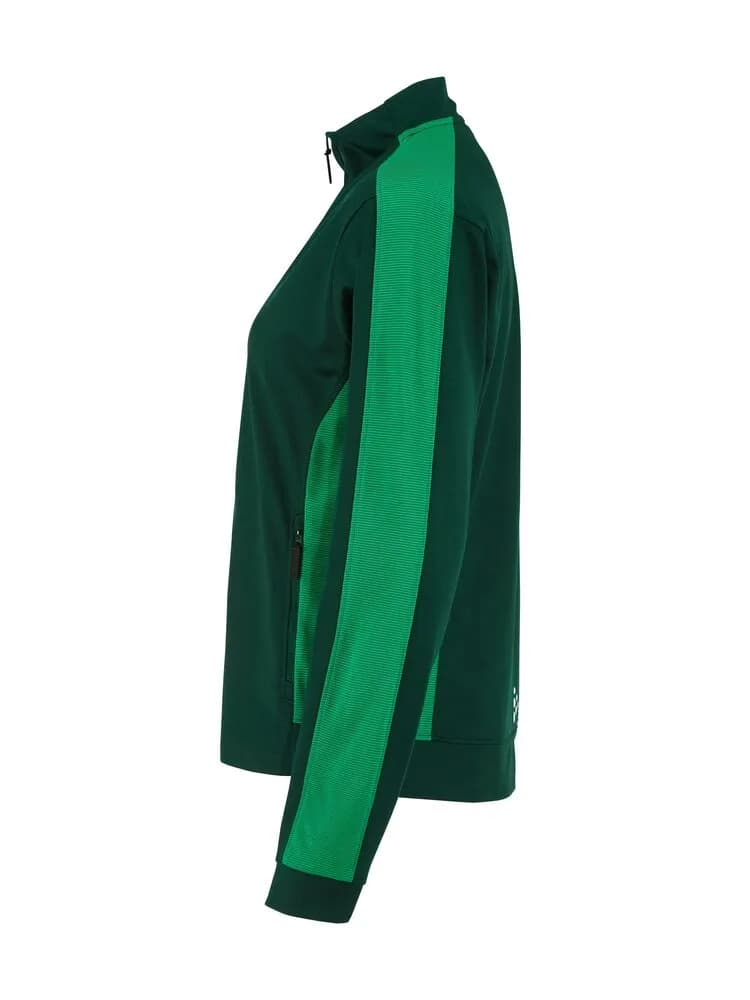 Evolve 2.0 Contrast Full Zip Jacket W - Forest/Team Green