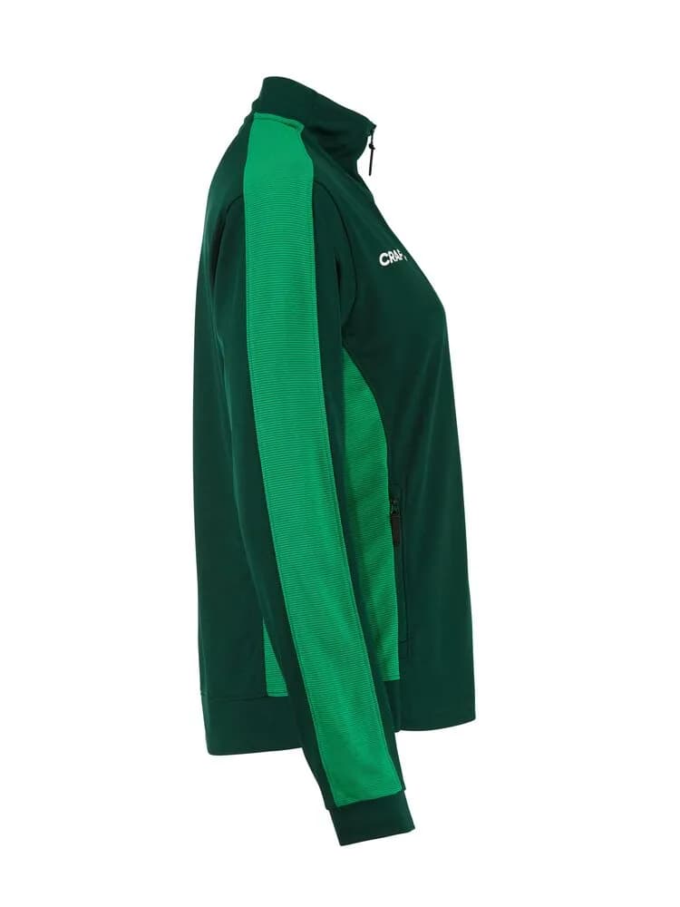 Evolve 2.0 Contrast Full Zip Jacket W - Forest/Team Green