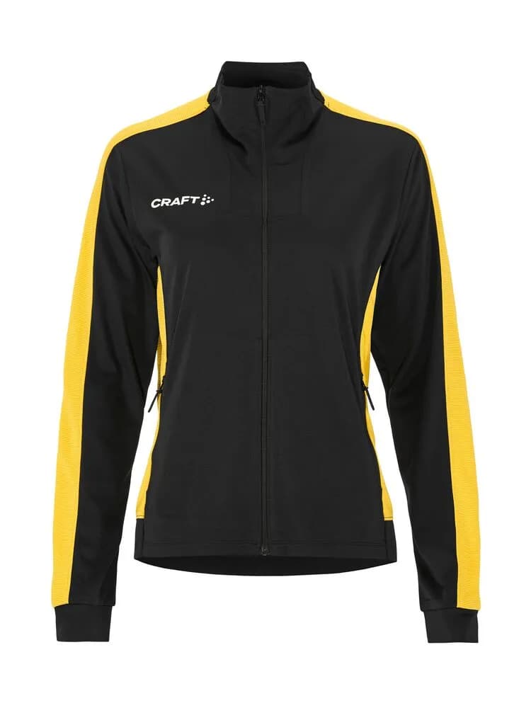 Evolve 2.0 Contrast Full Zip Jacket W - Black/Sweden Yellow