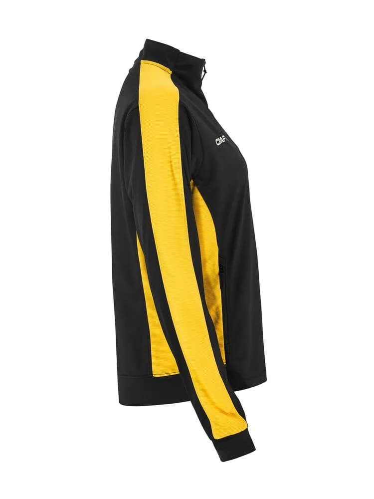 Evolve 2.0 Contrast Full Zip Jacket W - Black/Sweden Yellow