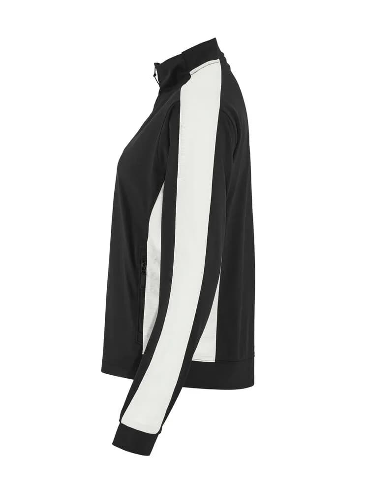 Evolve 2.0 Contrast Full Zip Jacket W - Black/Contrast White
