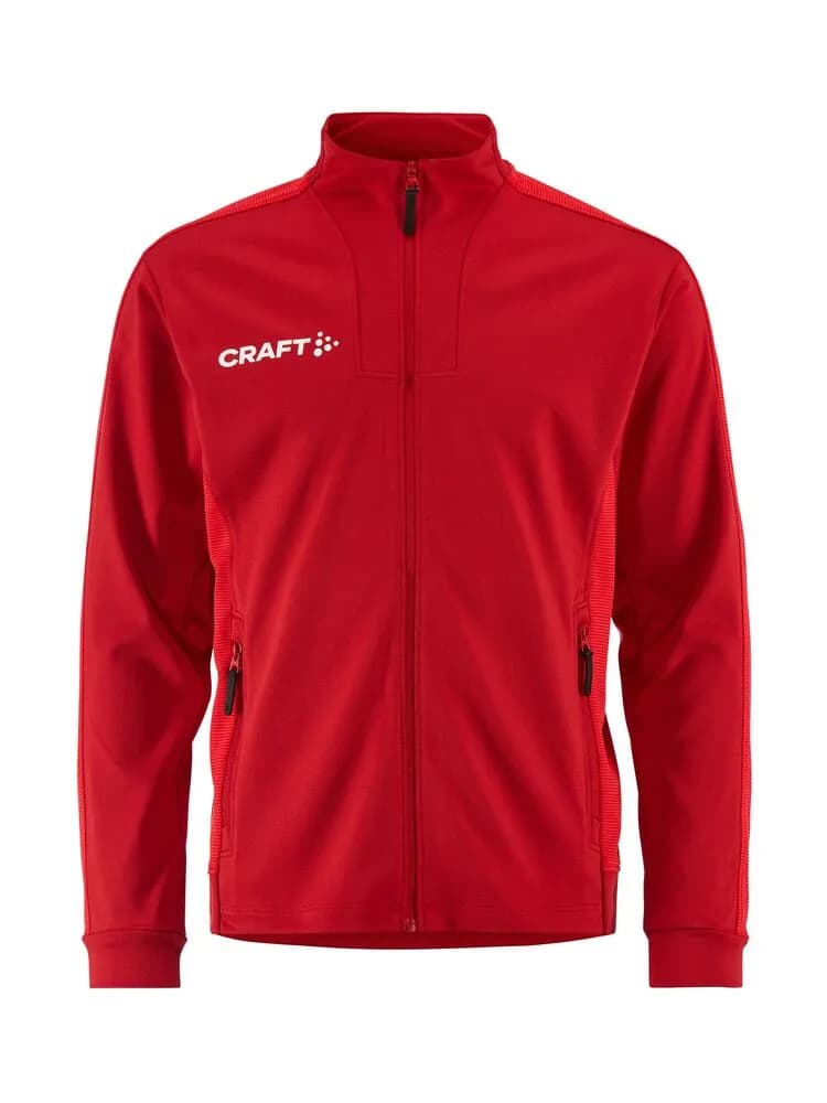 Evolve 2.0 Contrast Full Zip Jacket Jr - Express/Bright Red