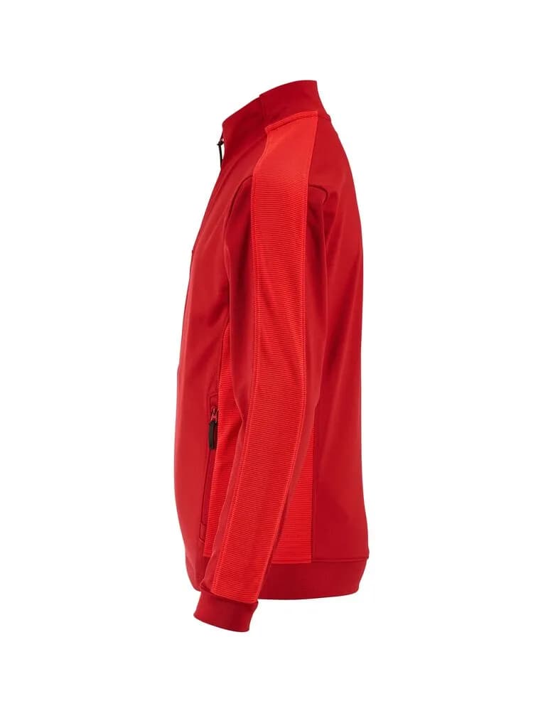 Evolve 2.0 Contrast Full Zip Jacket Jr - Express/Bright Red