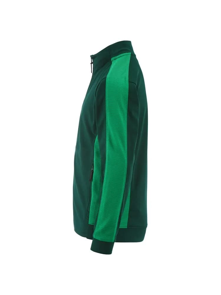 Evolve 2.0 Contrast Full Zip Jacket Jr - Forest/Team Green